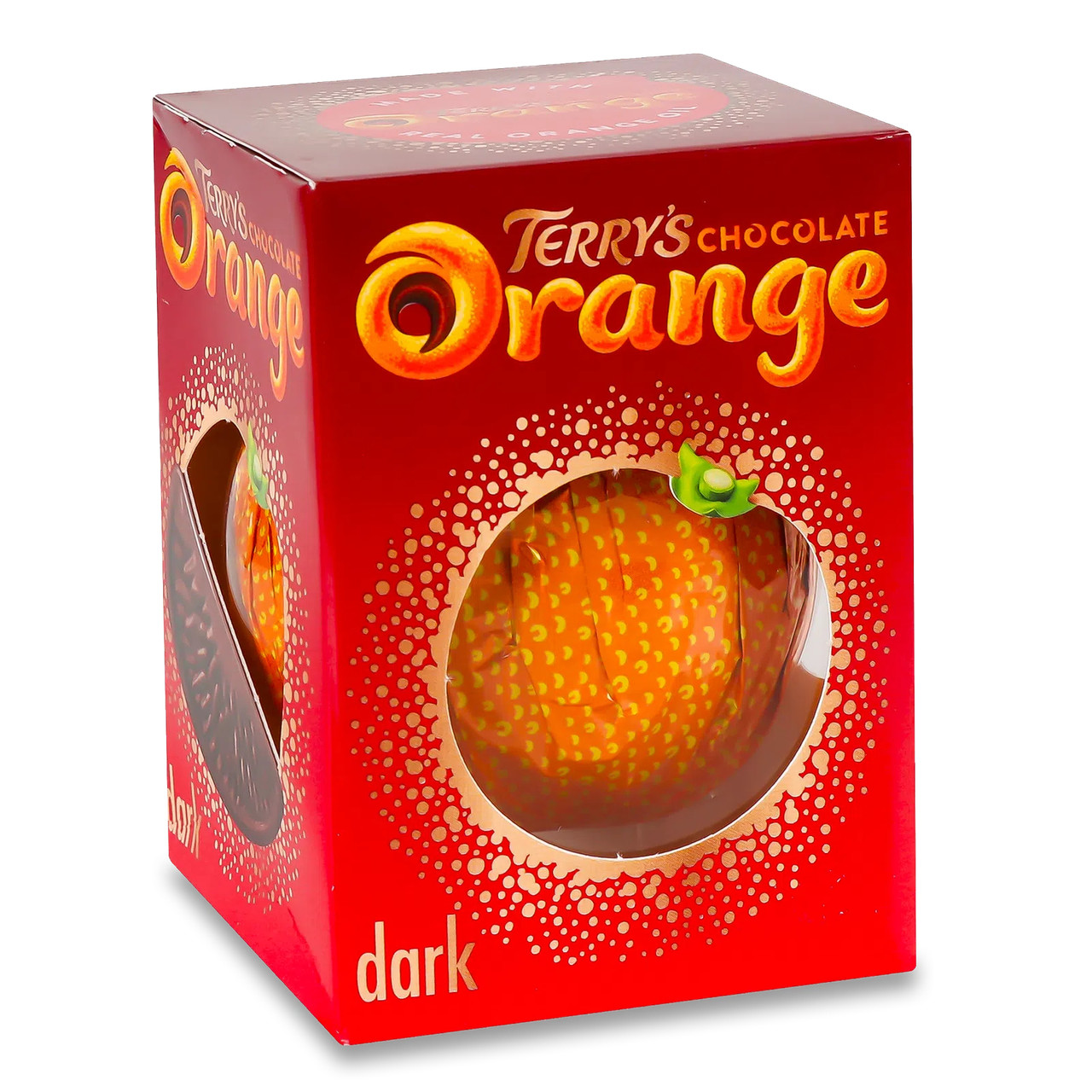 Шоколад у формі Апельсина чорний Terrys Chocolate Orange Dark темний 147г