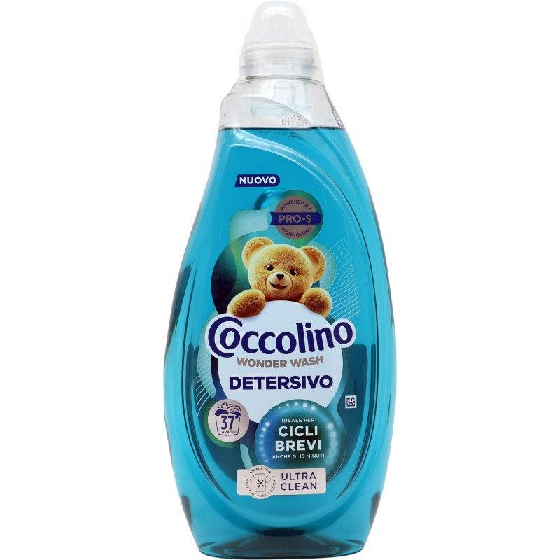 Гель для прання формула Швидкої дії Про-С Універсальний Coccolino Gel Wonder Wash Ultra Pro-S Clean Коколіно 37прань 1480мл