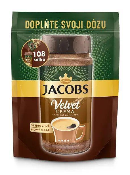 Кава розчинна Jacobs Velvet Crema Aromatic&Smooth Якобс Вельвет Крема Арабіка сублімована 108порцій зіп Пакет 180г