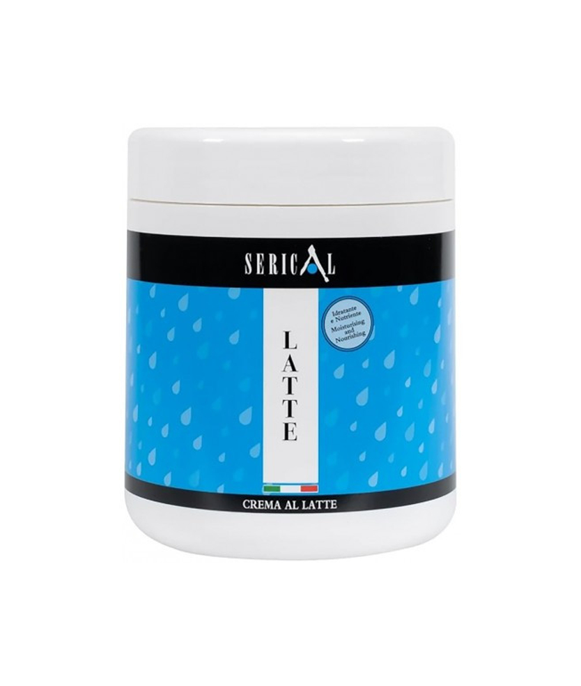 Крем-маска для волосся з Протеїнами для живлення Serical Crema al Latte Серікел Бальзам з молочним Кремом 1л