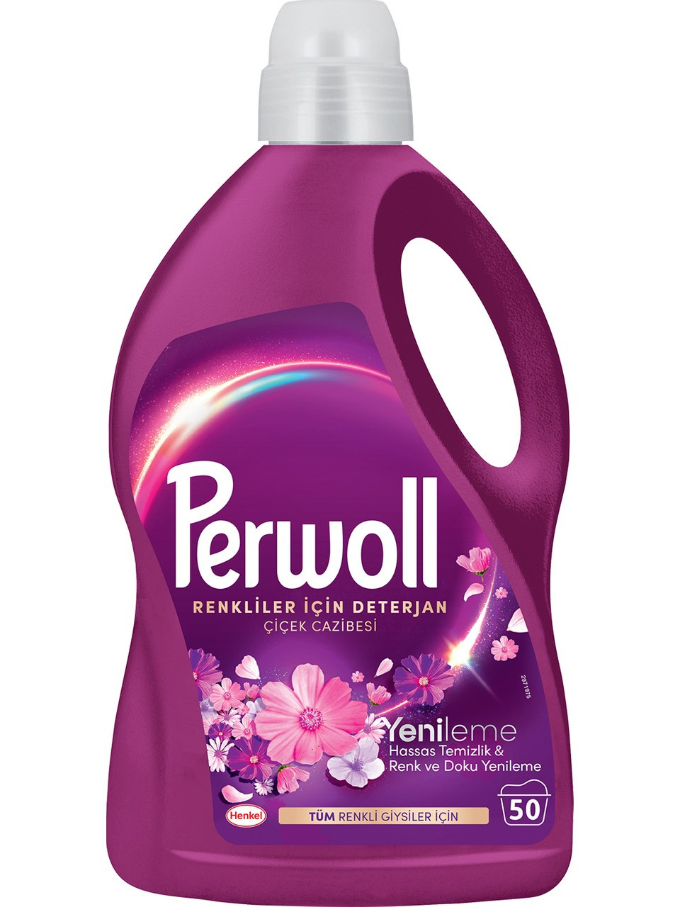 Гель для прання Кольорових тканин Perwoll Flower Charm Detergent Color Renew Перволь Відновлення Кольорів 50прань 2750мл