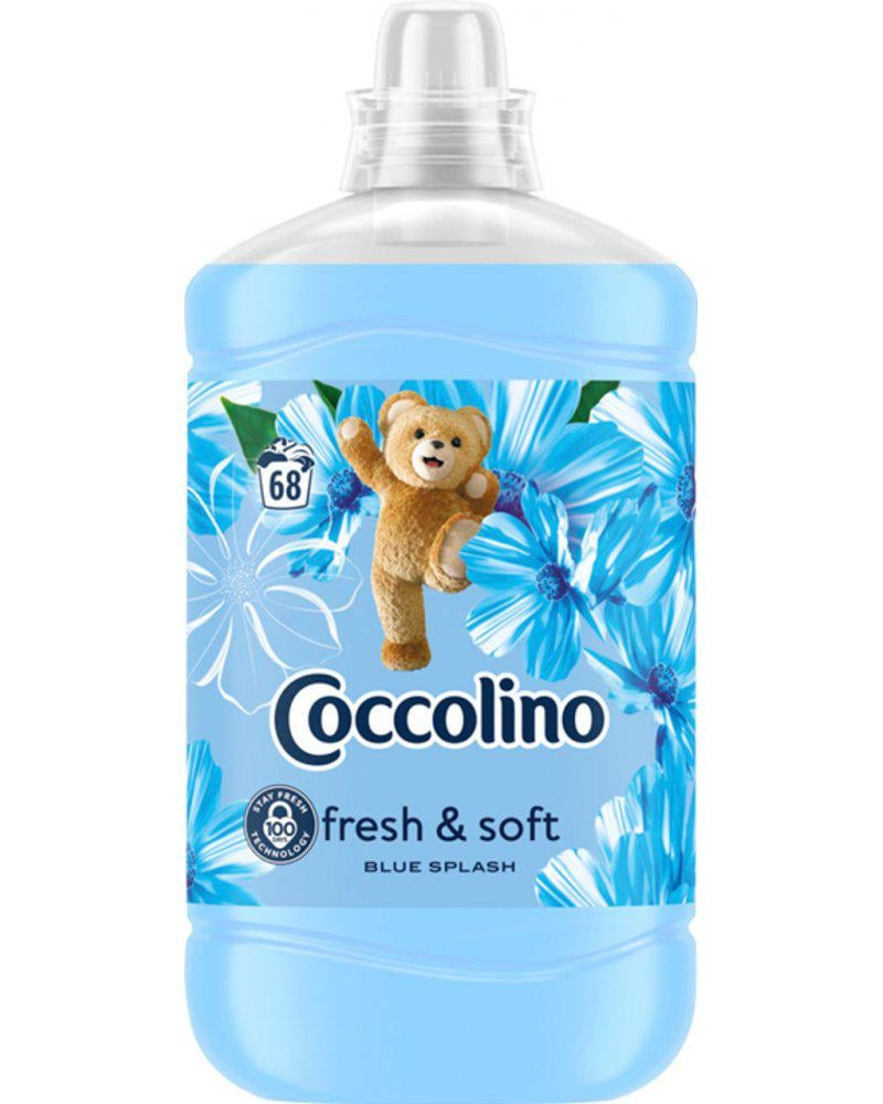 Ополіскувач для білизни Coccolino Fresh&Soft Blue Splash Stay Fresh Technology Коколіно блакитний сплеск Залишайся свіжим 68прань