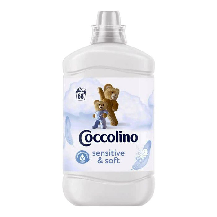 Ополіскувач для білизни Дитячий Coccolino Sensitive&Soft Коколіно Чутливий та мякий 68прань Сенситів 1700мл