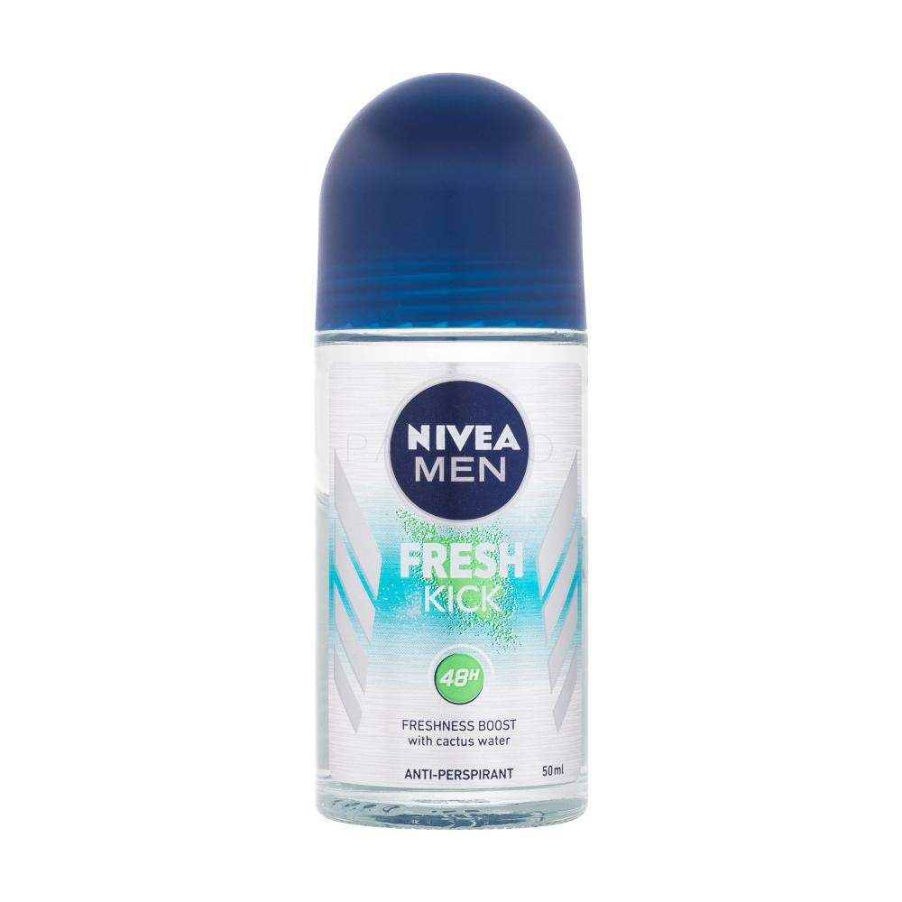 Антиперспірант Шариковий Nivea MEN Fresh Kick Freshness Boost Cactus water 48h Нівеа Посилення свіжості з соком Кактуса 50мл
