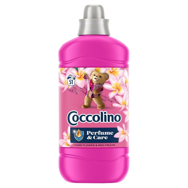 Ополіскувач для білизни Парфумований Coccolino Perfume&Care Tiare Flower&Red Fruits Коколіно Тіаре Червоні фрукти 51прання 1250мл
