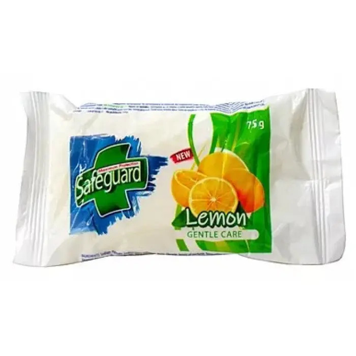 Мило кускове Антиктеріальне Safeguard Gentle Care Lemon Сейфгард Ніжний догляд Свіжість Лимону 75г