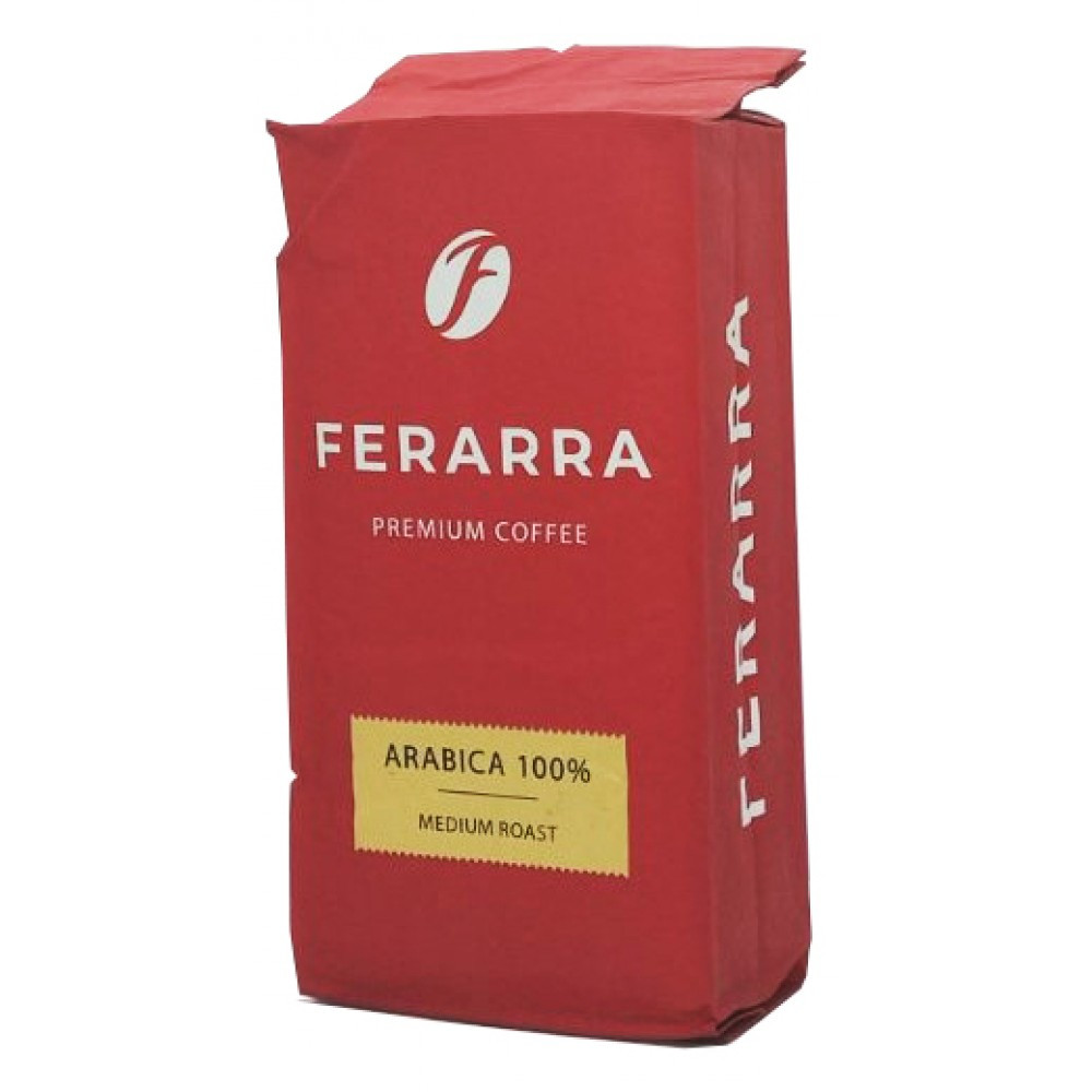 Кава мелена Ferarra Arabica 100% Medium Roast Premium Coffee Ферара 100% Арабіка з ароматом Класичним Вакуум 250г