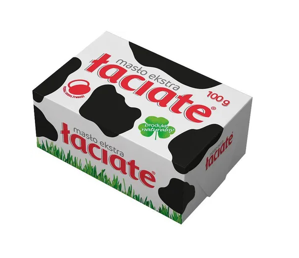Масло вершкове MlekPol Laciate Maslo Oselkowe Extra 83% Лаціате Екстра Брусок 200г