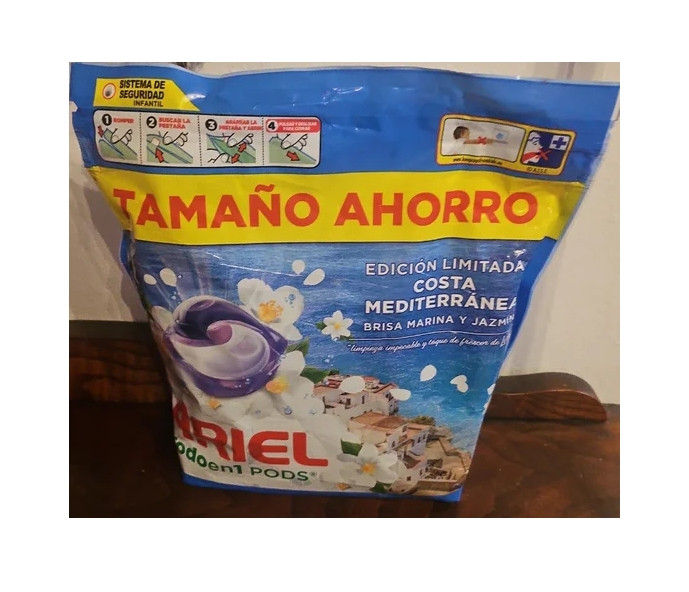 Капсули для прання Універсальні Ariel Pods All-in-1 Costa Mediterránea Brisa Marina Jasmin Арієль Середземноморське узбережжя 60шт