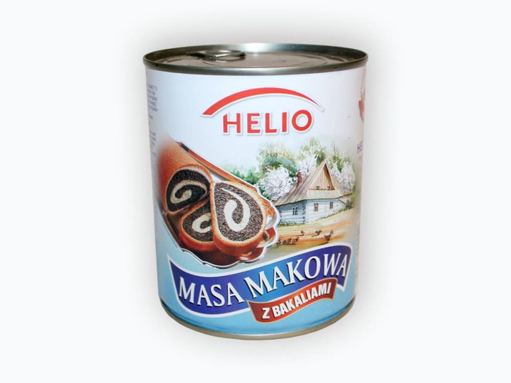 Маса макова з Сухофруктами кулінарна Helio masa Makowa z Bakaliami Геліо для випікання Євробанка 850г
