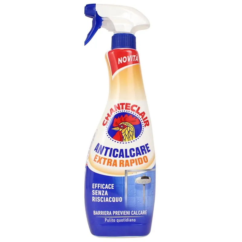 Засіб для видалення Вапняного нальоту Універсальний Chanteclair Anticalcare Extra Rapido Шантеклер з білим Оцтом Спрей 625мл