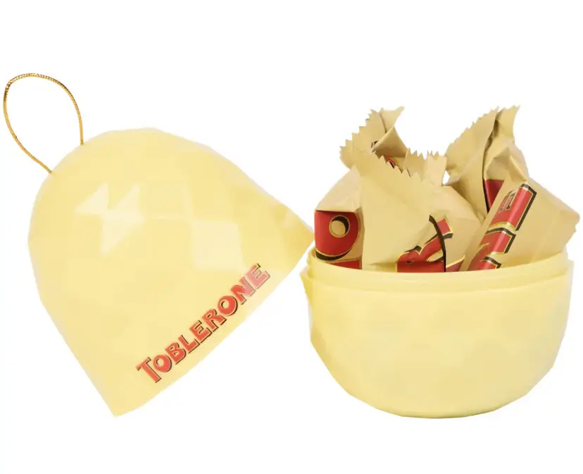 Яйце Пасхальне з цукерками до Великодня Toblerone Easter Egg Тоблерон Подарунковий з підвіскою 4шт 56г