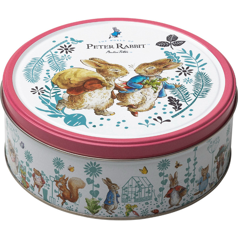 Печиво Cвяткове Jacobsens Bakery Peter Rabbit Benjamin Bunny Friends Red Кролик Пітер з шоколадною крихтою жб Бокс 150г