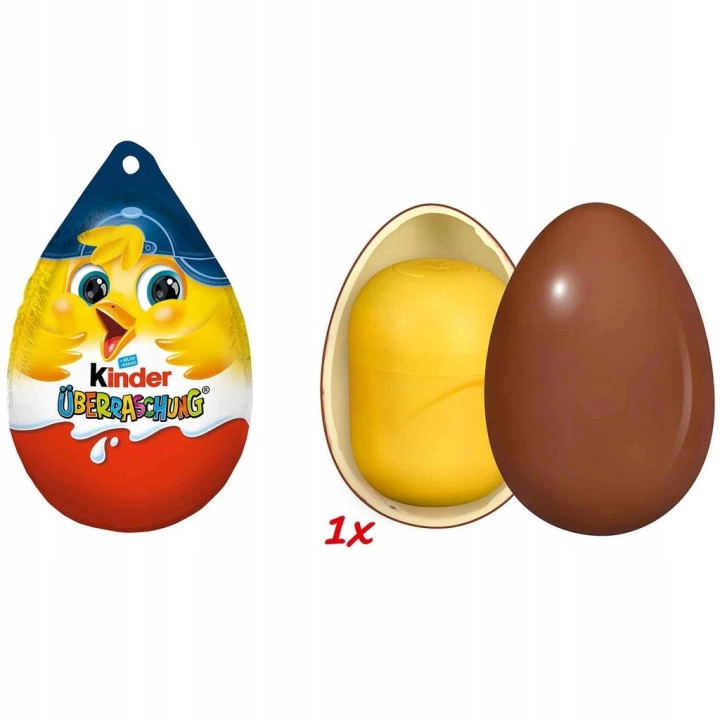 Шоколадне яйце Пасхальне курчатко з Іграшкою Kinder Surprise Easter egg Boy Кіндер Сюрпрайз Хлопчик 72г